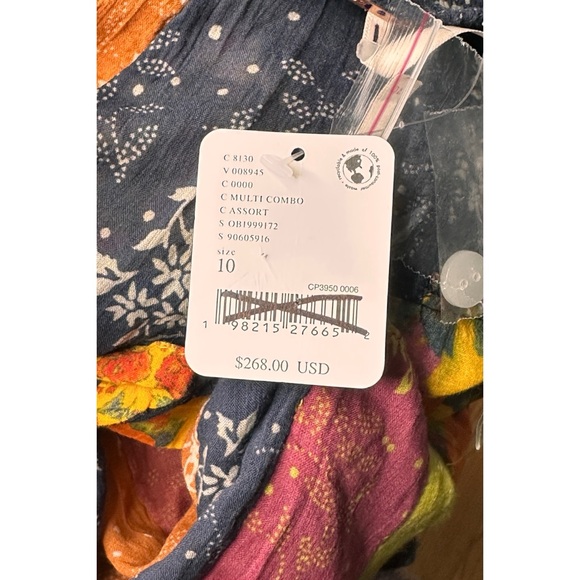 Free People Piper Mixed Media Patchwork Pieced Set - Picture 11 of 11